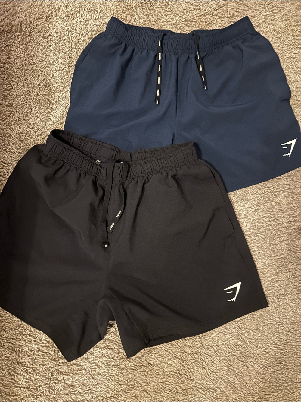 Gymshark Men’s Athletic Shorts in Navy & Black